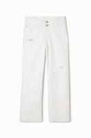 Lange denim broek - WHITE - 30