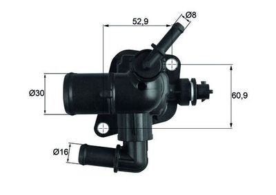 Thermostaat, koelvloeistof TI25188D