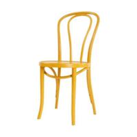 Fameg Vienna Thonet No. 18 houten bistrostoel geel