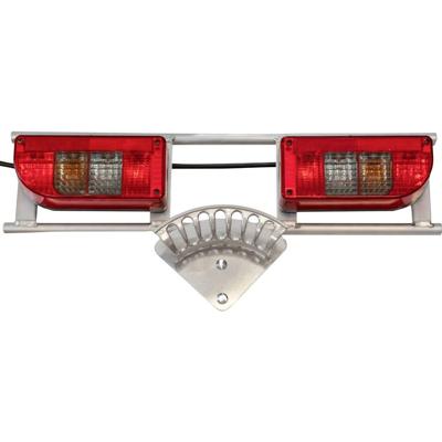 SecoRüt 70411 Prüfbalken für Anhängersteckdosen 12 Volt 7+13 pol. Aluminium Tester voor aanhangercontactdoos 12 V Aantal polen:7 of 13 Polen