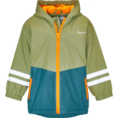 Playshoes regenjas gevoerd olive petrol-92