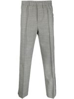 SAPIO N40 graphic-print straight-leg trousers - Gris