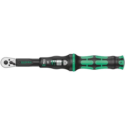 Wera Click-Torque A 5 05075604001 Momentsleutel Met omschakelbare ratel 1/4 (6.3 mm) 2.5 - 25 Nm