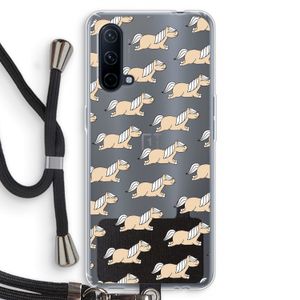 Ponys: OnePlus Nord CE 5G Transparant Hoesje met koord