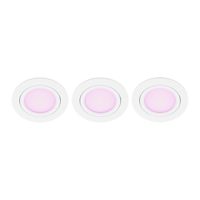 Set 3x - Mondo ondiepe inbouwspot - White & Color - rond WIT 8Watt IP65 - Zigbee 3 - thumbnail