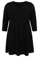 Yoek Tuniek wide bottom OBLIE | Zwart | Maat 58/60