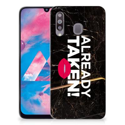 Samsung Galaxy M30 | Siliconen hoesje | met naam Already Taken Black