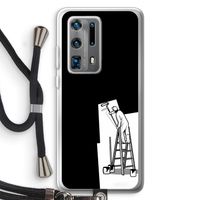 Musketon Painter: Huawei P40 Pro Plus Transparant Hoesje met koord
