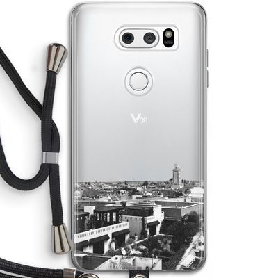 Marrakech Skyline : LG V30 Transparant Hoesje met koord