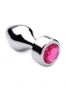 Weighted Base Aluminum Plug Pink Gem - Medium