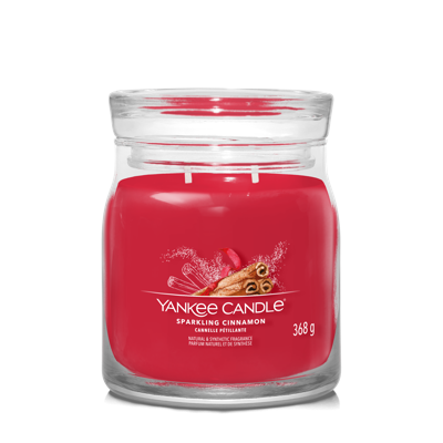 Yankee Candle sparkling cinnamon signature medium jar