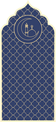 Blauw patroon vinyl tapijt