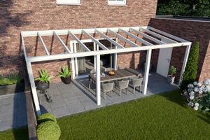 Tijdelijk 15% korting | Verasol Greenline XXL aluminium veranda 900x250 cm glasdak Aluminium Verasol
