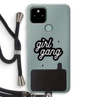 Girl Gang: Pixel 5 Transparant Hoesje met koord