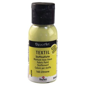 Gele textielverf potje 34 ml