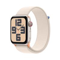 Apple Watch SE OLED 44 mm Digitaal 368 x 448 Pixels Touchscreen 4G Beige Wifi GPS - thumbnail