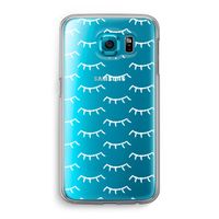 Wimpers: Samsung Galaxy S6 Transparant Hoesje