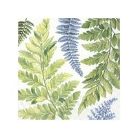 Feest servetten Botanisch thema - 20x - Groen - 3-laags - bladeren - 33 x 33 cm