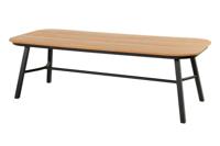 Hartman Tubb dining tuintafel 240x100 cm. - Teak/Zwart