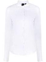 PINKO chemise en coton à col pointu - Blanc