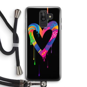 Melts My Heart: Samsung Galaxy J8 (2018) Transparant Hoesje met koord