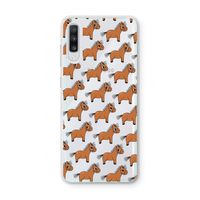 Pony: Samsung Galaxy A70 Transparant Hoesje