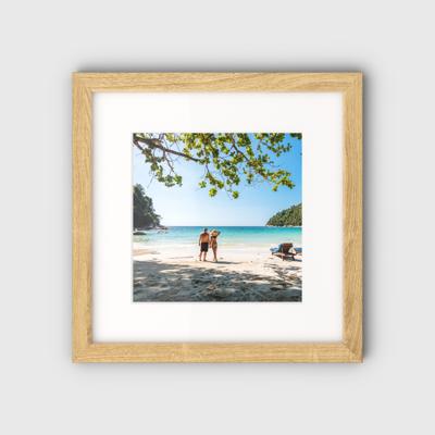 Foto met vierkante lijst 30x30cm neutraal Foto met vierkante lijst 30x30cm neutraal