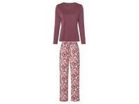 esmara Dames pyjama (Crème/rood, L (44/46))