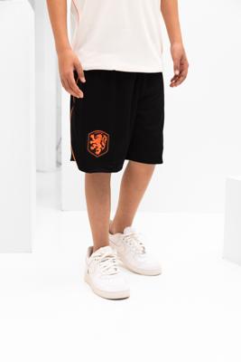 Nederlands Elftal Broekje Thuis Junior 2026/2028 - Maat 152 - Kleur: Zwart | Soccerfanshop