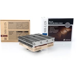 Noctua NH-L12S koelsysteem voor computers Processor Koeler 12 cm Beige, Nikkel