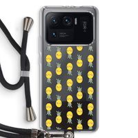 Ananas: Xiaomi Mi 11 Ultra Transparant Hoesje met koord