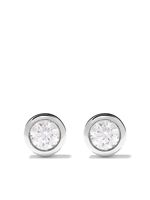 DE BEERS boucles d'oreilles My First De Beers en or blanc 18ct pavées d'un diamant - Argent