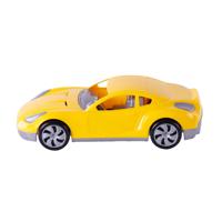 Cavallino raceauto geel, 36cm