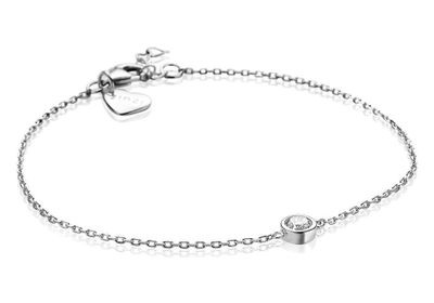 Zinzi ZIA1393 Armband Rondje zilver-zirconia 17-19 cm
