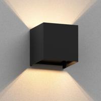 Buitenlamp kubus &apos;Lia&apos; G9 vierkant metaal 10cm