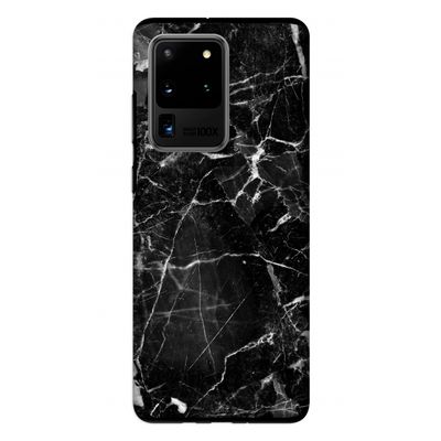 Zwart Marmer 2: Samsung Galaxy S20 Ultra Tough Case