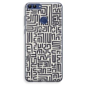 Moroccan Print: Huawei P Smart (2018) Transparant Hoesje
