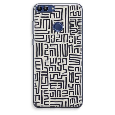 Moroccan Print: Huawei P Smart (2018) Transparant Hoesje