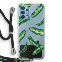 Lange bladeren: Samsung Galaxy A32 4G Transparant Hoesje met koord