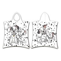 Disney 101 Dalmatiërs Poncho / Badcape Puppies - 50 x 115 cm - Katoen - thumbnail