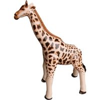 Opblaas giraffe dieren 90 cm realistische print - thumbnail
