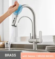 Touch Sensor Wastafelkraan - Uittrekbaar | Chroom | Dubbele Handgreep | Koud & Warm Water Touch Sensor Wastafelkraan - Uittrekbaar | Chroom | Dubbele Handgreep | Koud & Warm Water