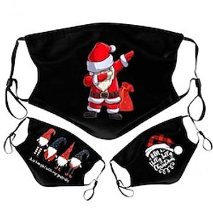Man 1 PC Sportmaskers Masker Afdrukken Traditioneel Kerstcadeaus Lightinthebox