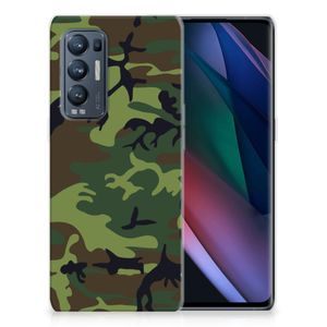 OPPO Find X3 Neo TPU bumper Army Dark