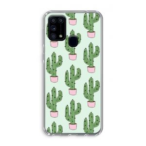 Cactus Lover: Samsung Galaxy M31 Transparant Hoesje