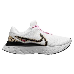 Nike Hardloopschoenen React Infinity Flyknit 3 - Wit/Zwart/Roze Vrouw