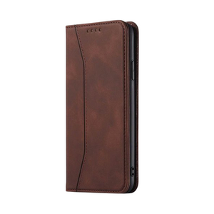iPhone 15 hoesje - Bookcase - Pasjeshouder - Portemonnee - Kunstleer - Donkerbruin