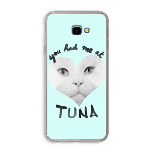 You had me at tuna: Samsung Galaxy J4 Plus Transparant Hoesje