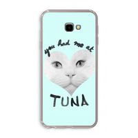 You had me at tuna: Samsung Galaxy J4 Plus Transparant Hoesje
