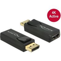 Delock 65573 Adapter DisplayPort 1.2 male > HDMI female 4K Actief zwart - thumbnail